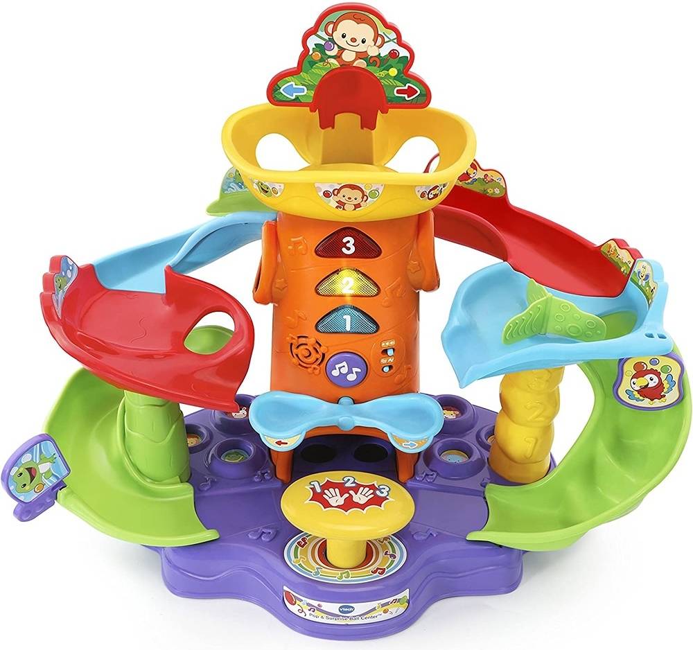 Fun tower to play - Colorful balls