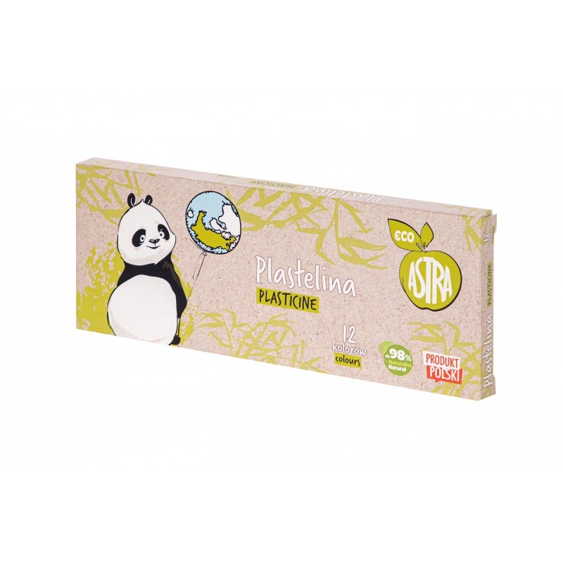 Plasticine set, Astra, ECO, 12 colors