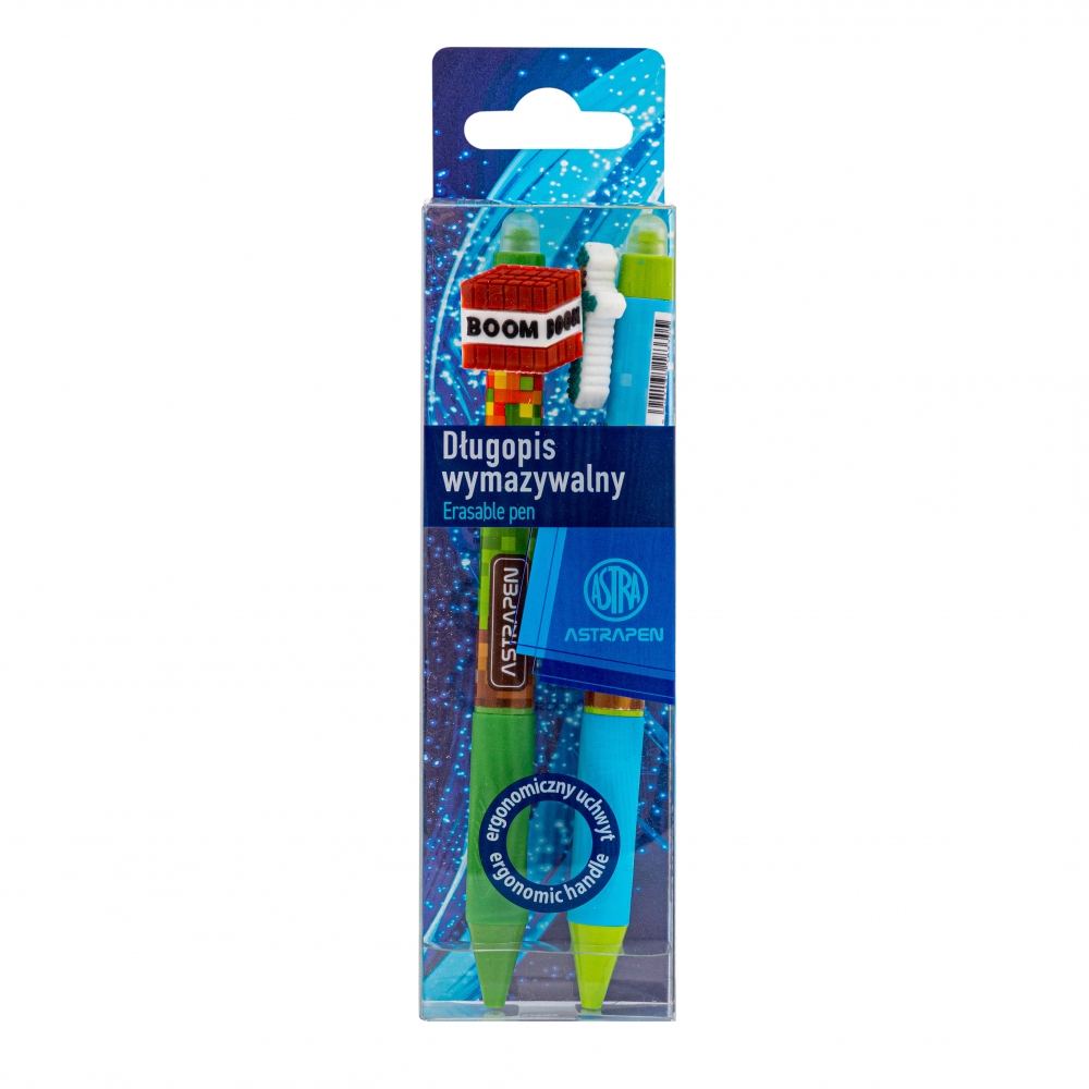 Erasable pen set, Astra, Oops, 2 pcs.