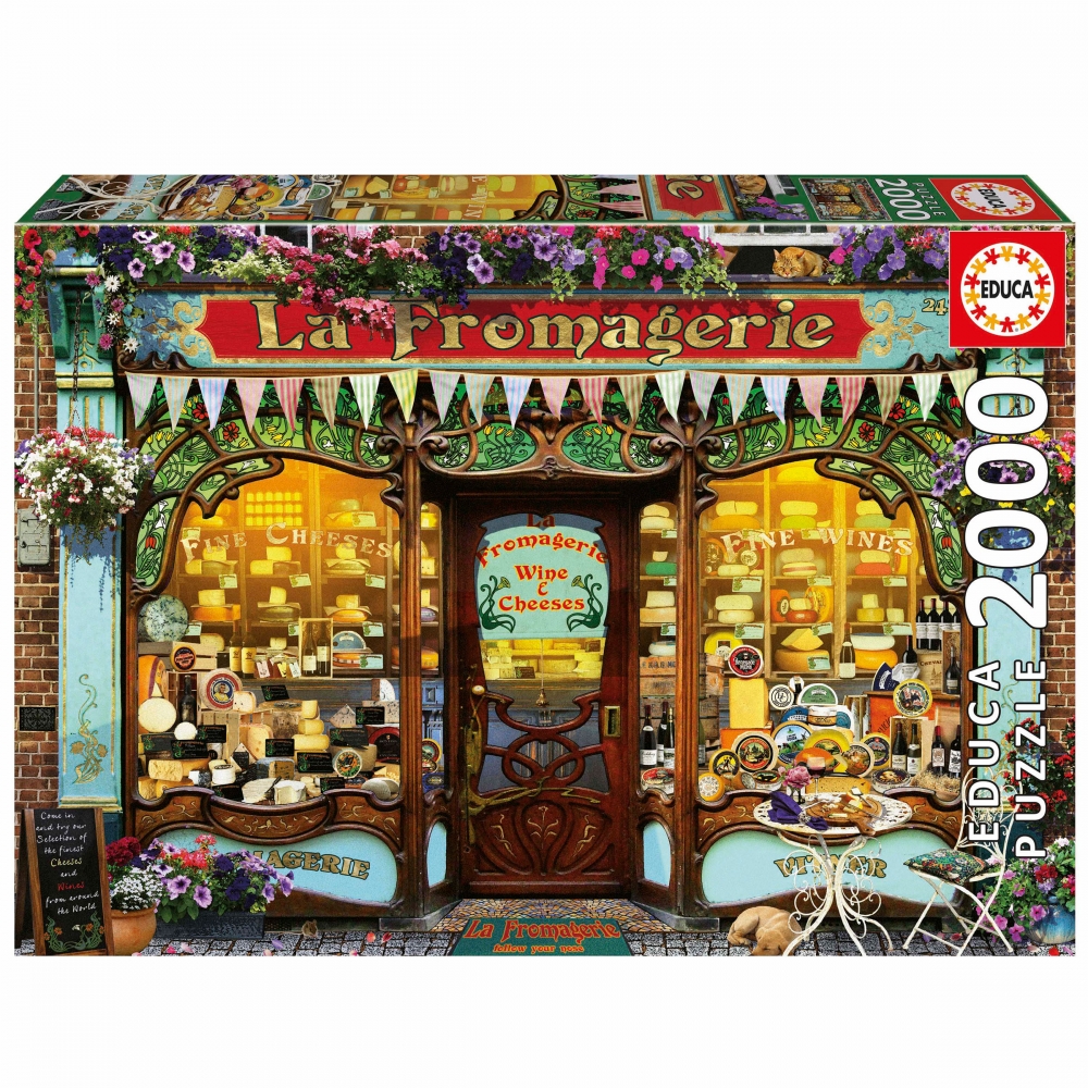 Puzzle, Educa, Cheese Shop, 2000 pieces