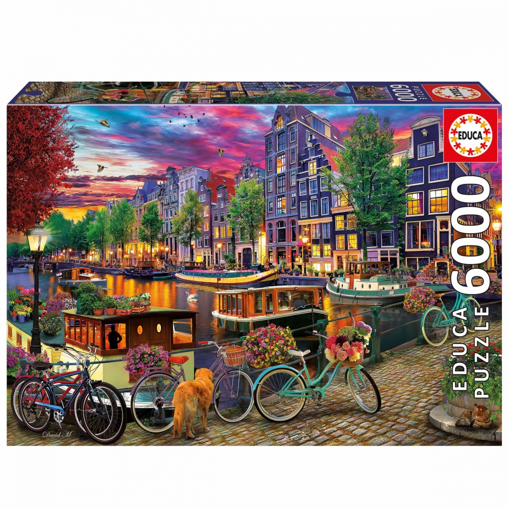 Puzzle, Educa, Cycling in Amsterdam, 6000 pieces