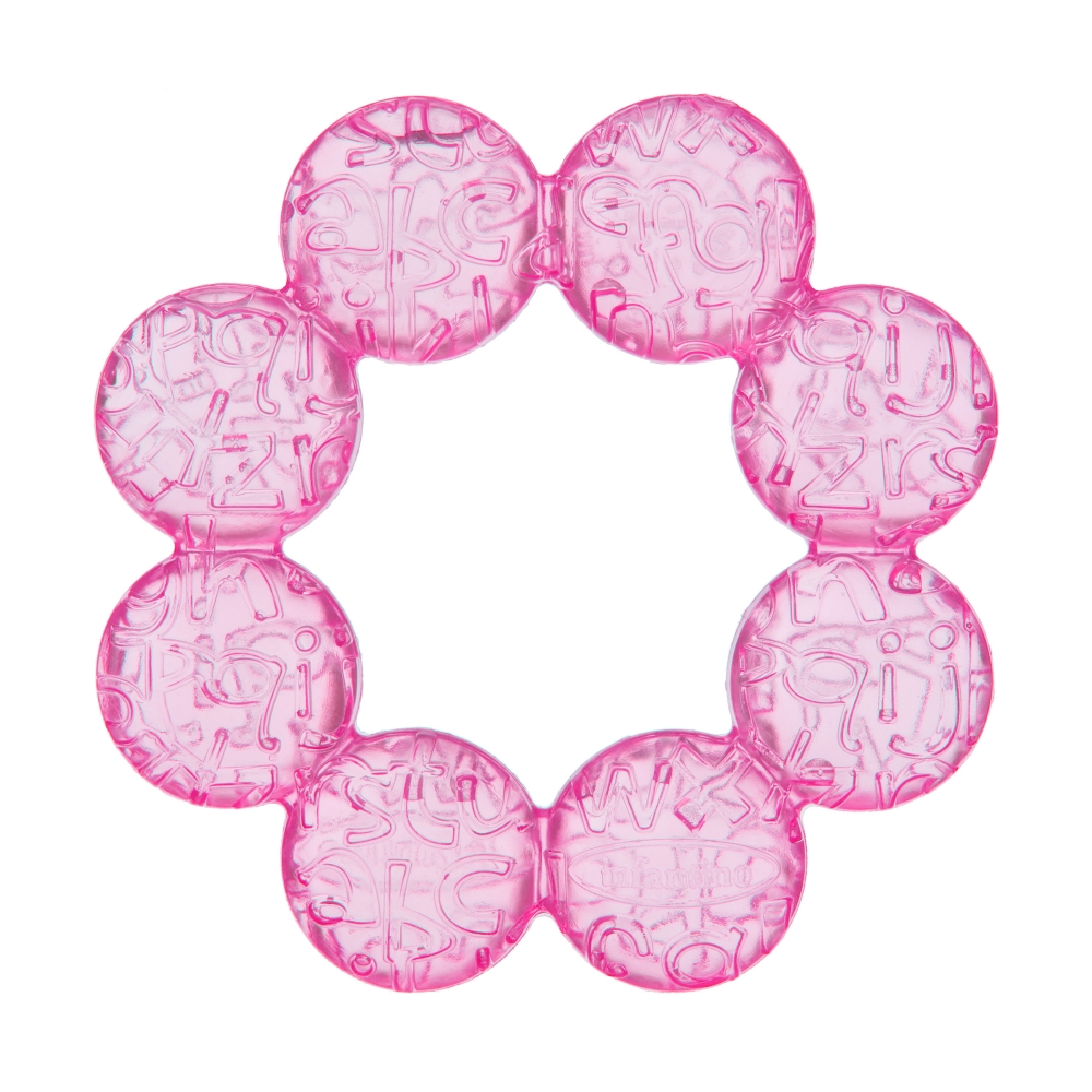 Baby teether with water, Infantino, Pink