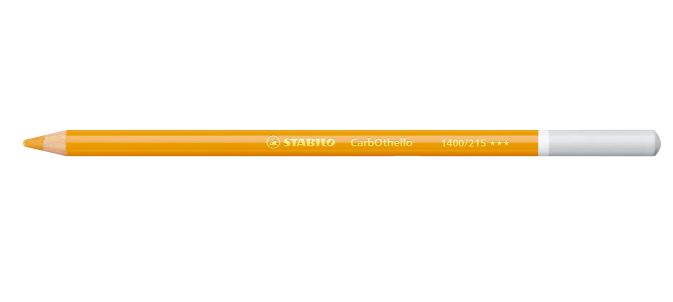 Colored pencil, Stabilo, CarbOthello, Indian yellow