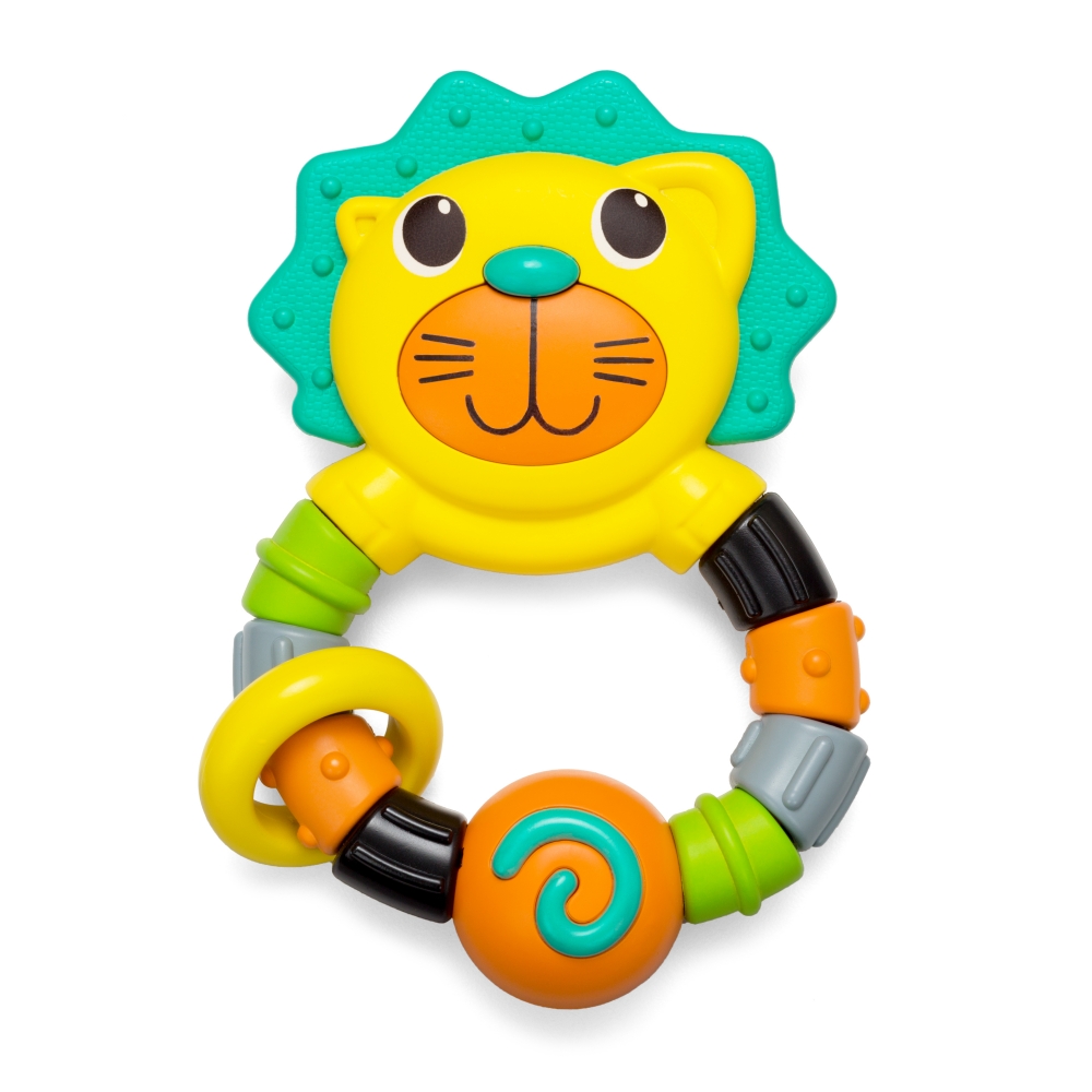 Baby teether, Infantino, Lion cub with blue mane