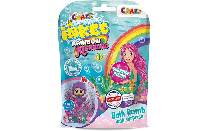 Bath additive, Craze, Bath bomb 100 ml. with a toy mermaid