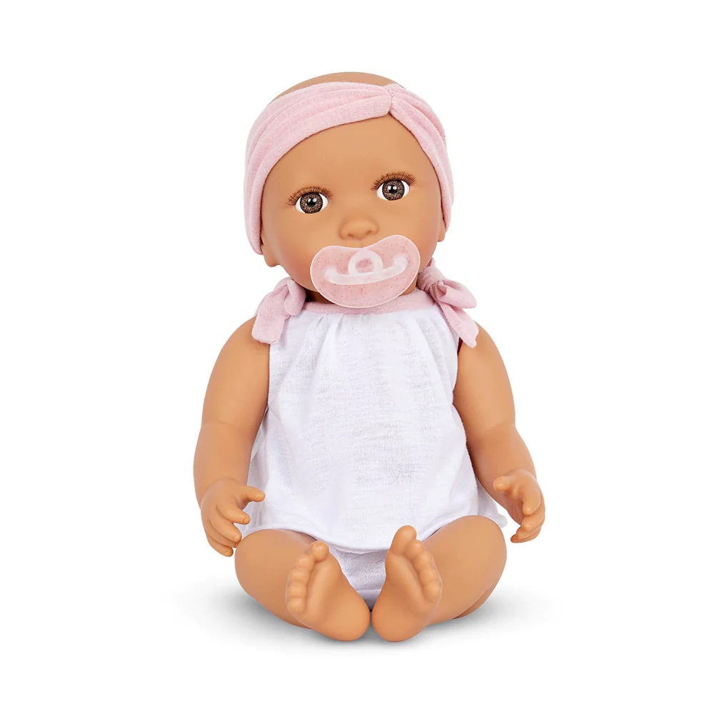 Doll, Battat, Lulla Baby, with outfit and headband, 12.5 x 13.97 x 35.56 cm