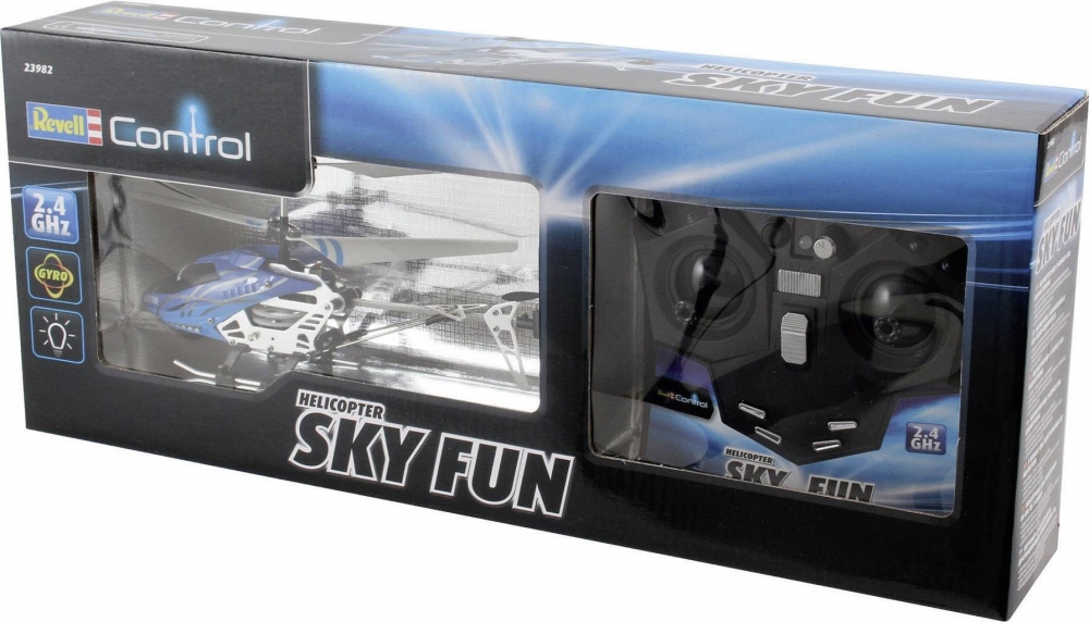 Radio controlled helicopter, Revell, Sky Fun RTF helicopter, RC