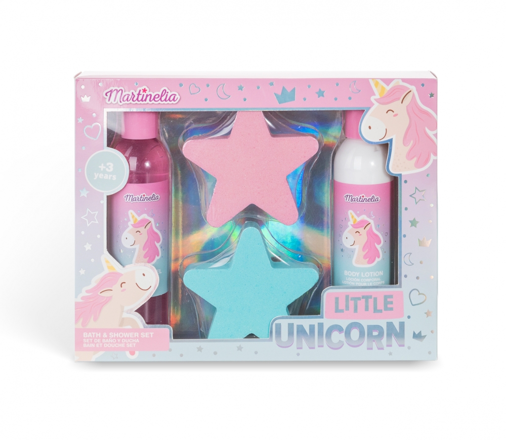 MARTINELIA LITTLE UNICORN BATH & SHOWER SET