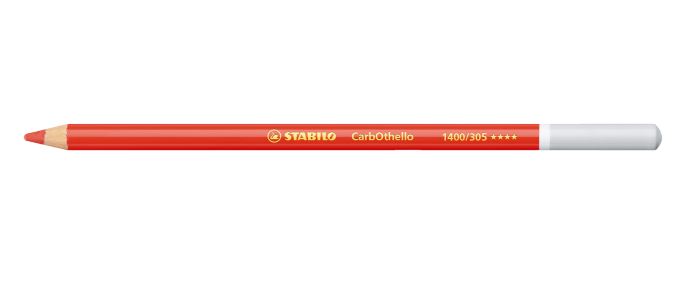 Colored pencil, Stabilo, CarbOthello, Ruby red