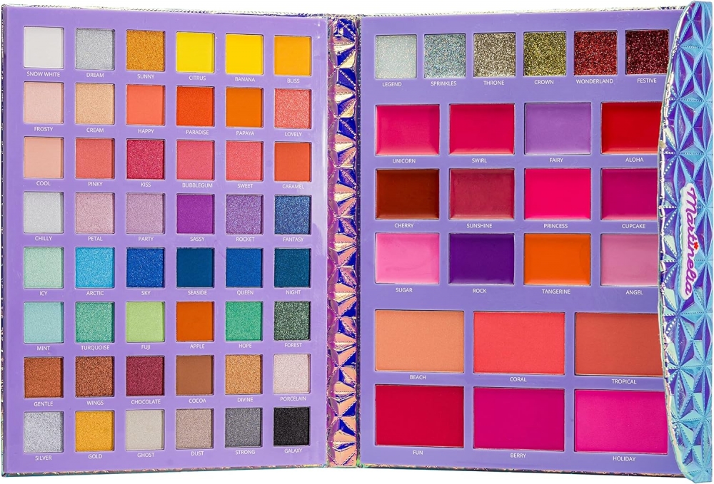 Makeup palette, Martinelia, Super Girl, Big Book, 66 pieces
