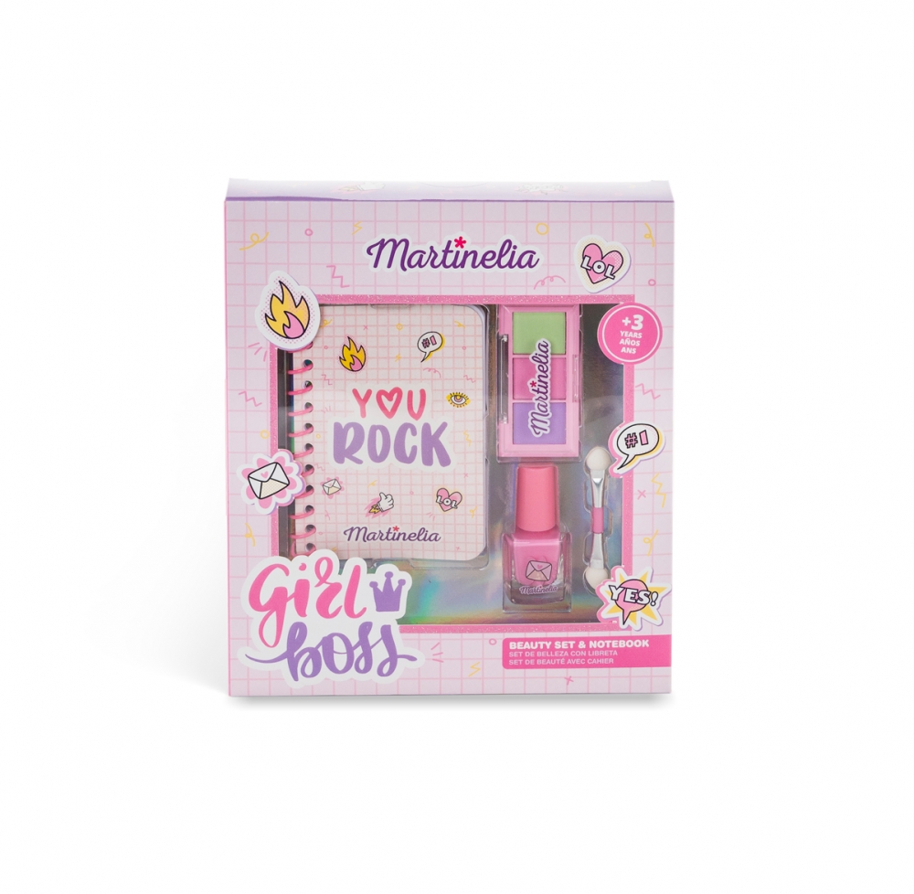 MARTINELIA SUPER GIRL NOTEBOOK & BEAUTY SET