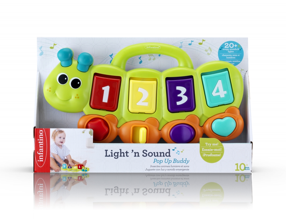 Interactive toy, Infantino, Caterpillar