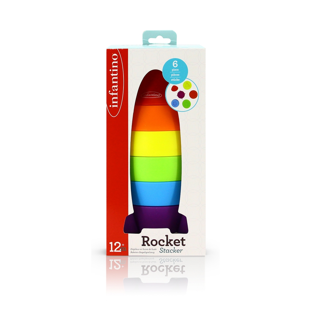 Stacking mold set, Infantino, Rocket