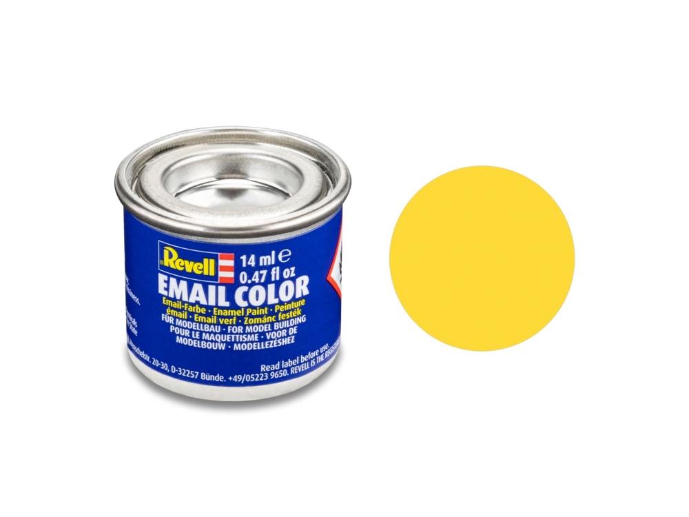 Enamel paint, Revell, Email Color, Yellow matte, 14 ml