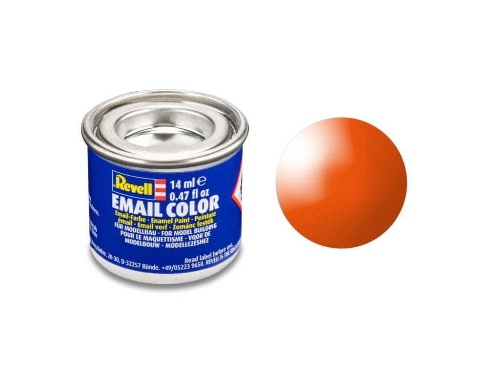 Enamel paint, Revell, Email Color, Orange gloss, 14 ml