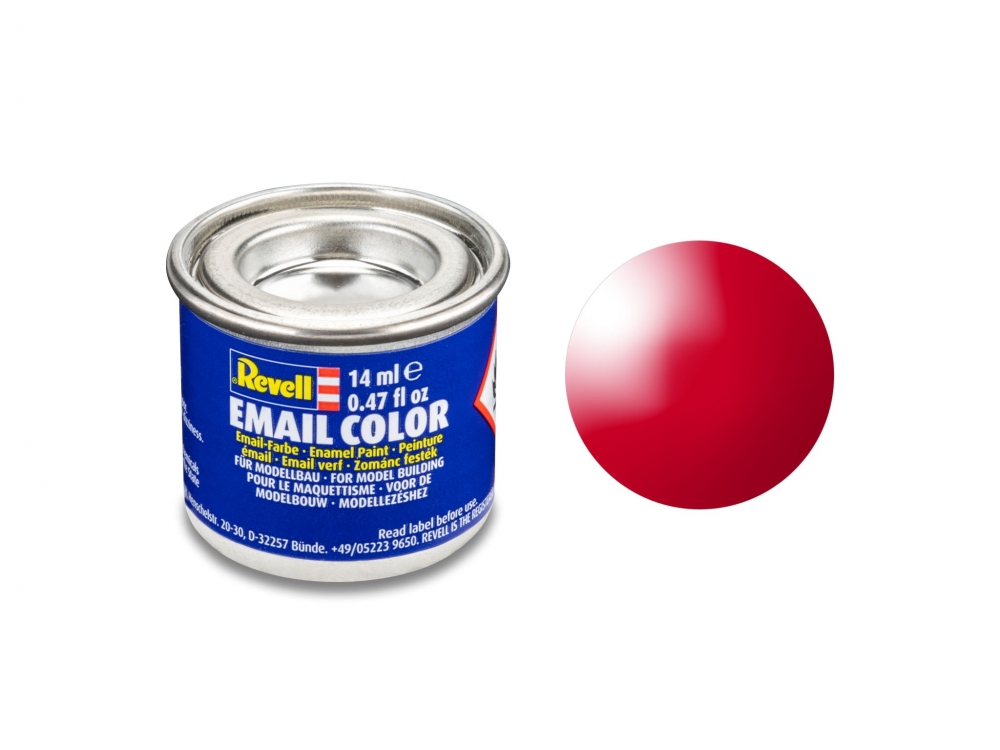 Enamel paint, Revell, Email Color, Red gloss, 14 ml