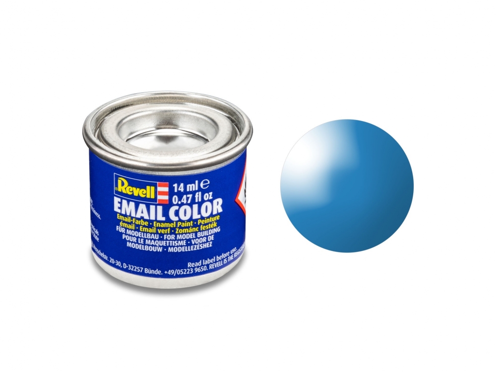 Enamel paint, Revell, Email Color, Light Blue Gloss, 14 ml