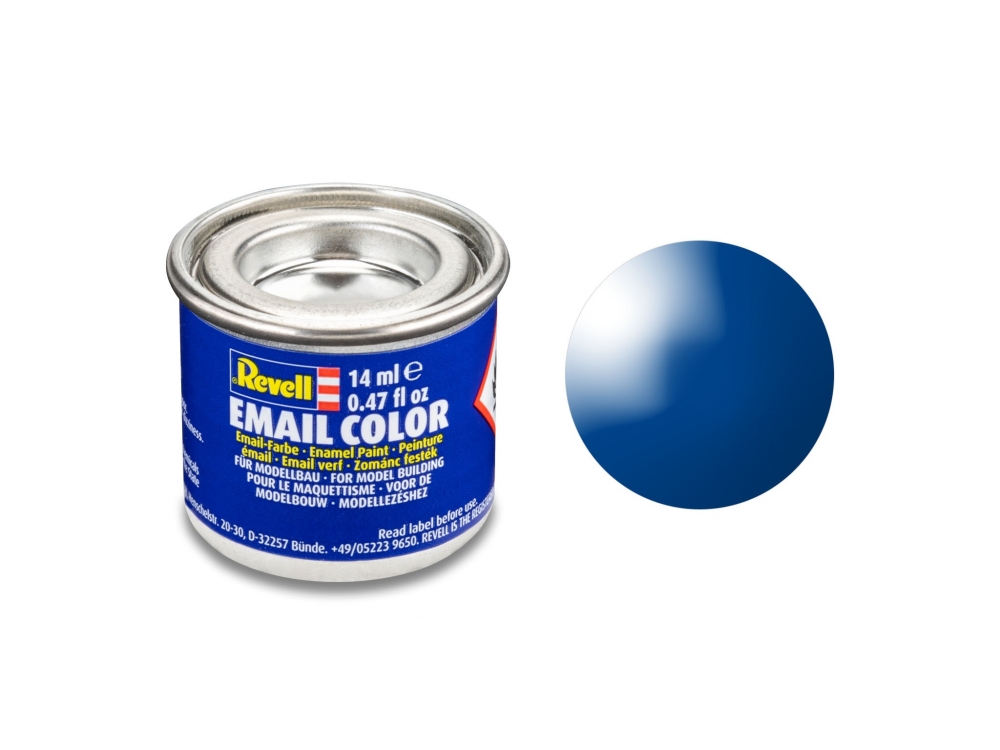 Enamel paint, Revell, Email Color, Clear Blue Gloss, 14 ml