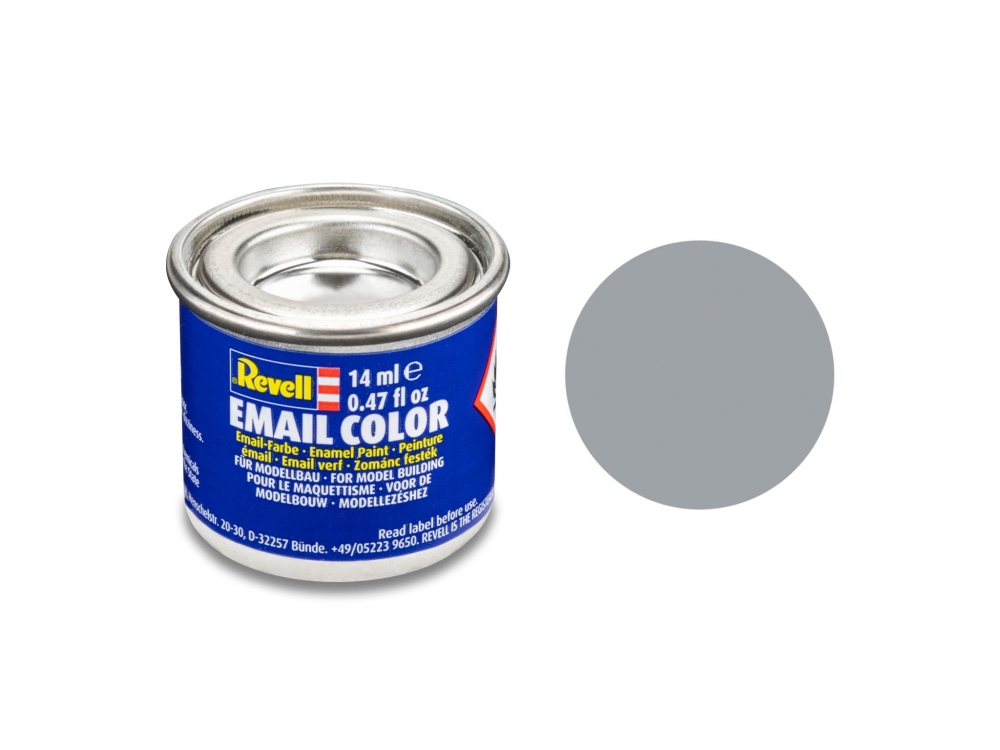 Enamel paint, Revell, Email Color, Light Gray Matt, 14 ml