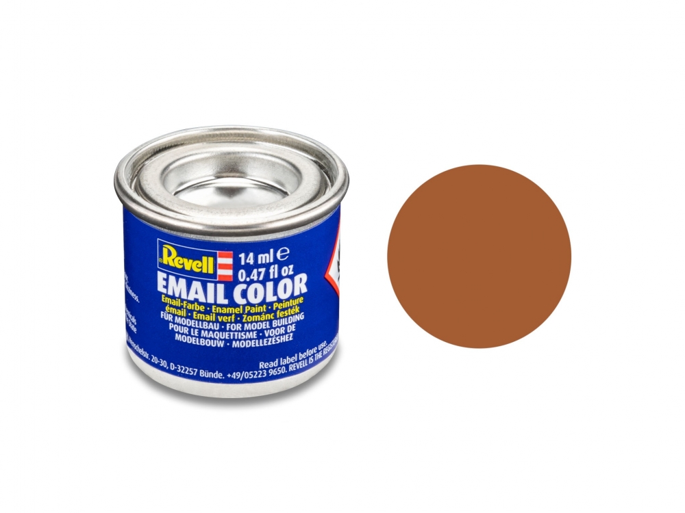 Enamel paint, Revell, Email Color, Brown matte, 14 ml
