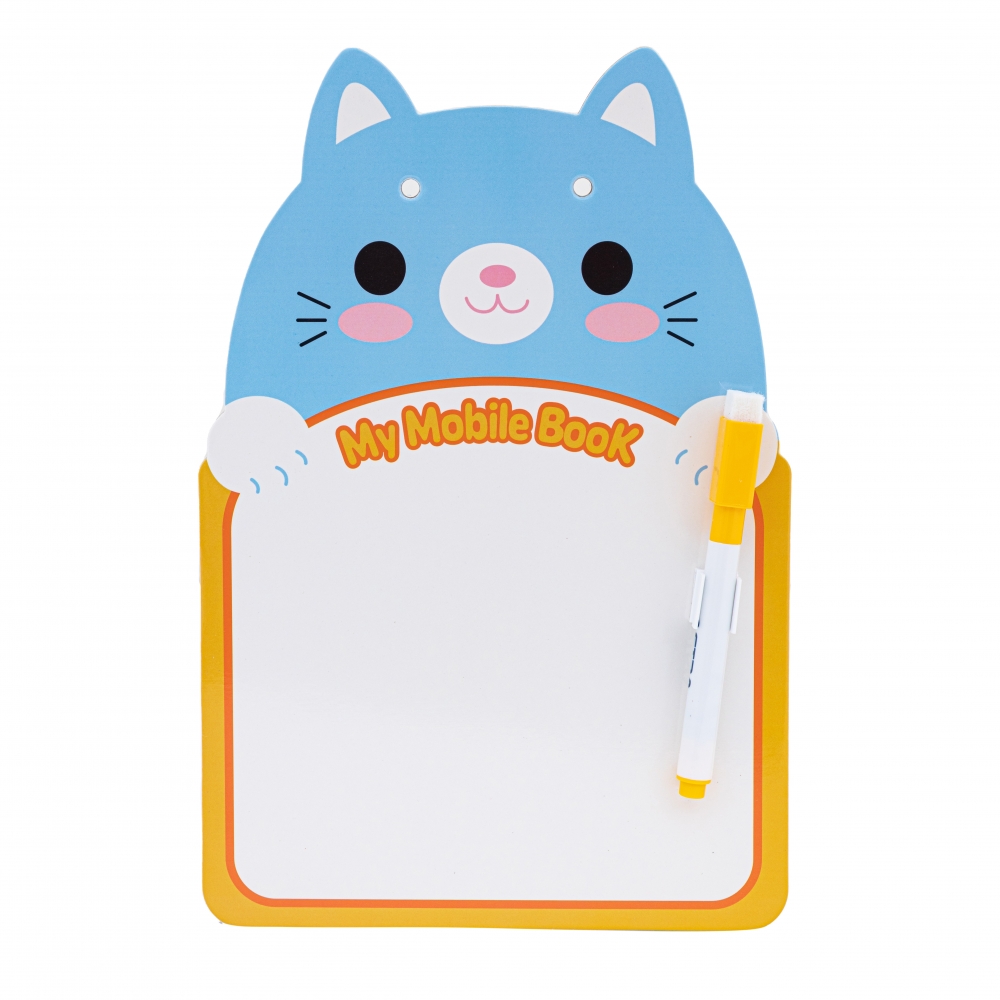 Creative set, Astra, Erasable board with marker, 24.5 × 16.5 cm