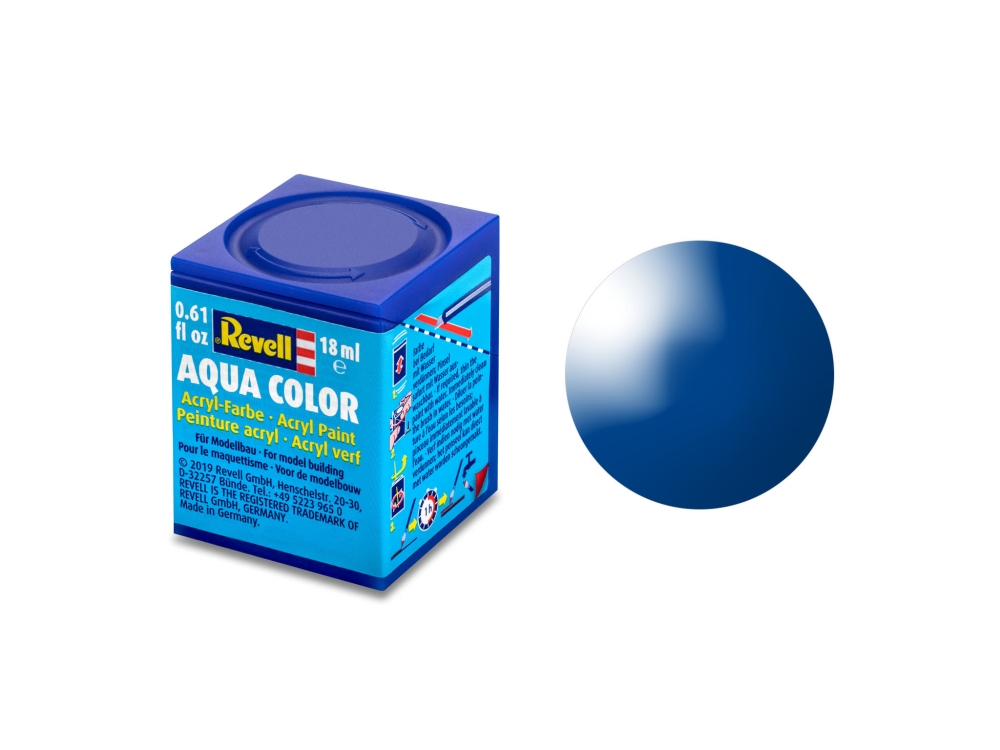 Blue gloss - Aqua crayon