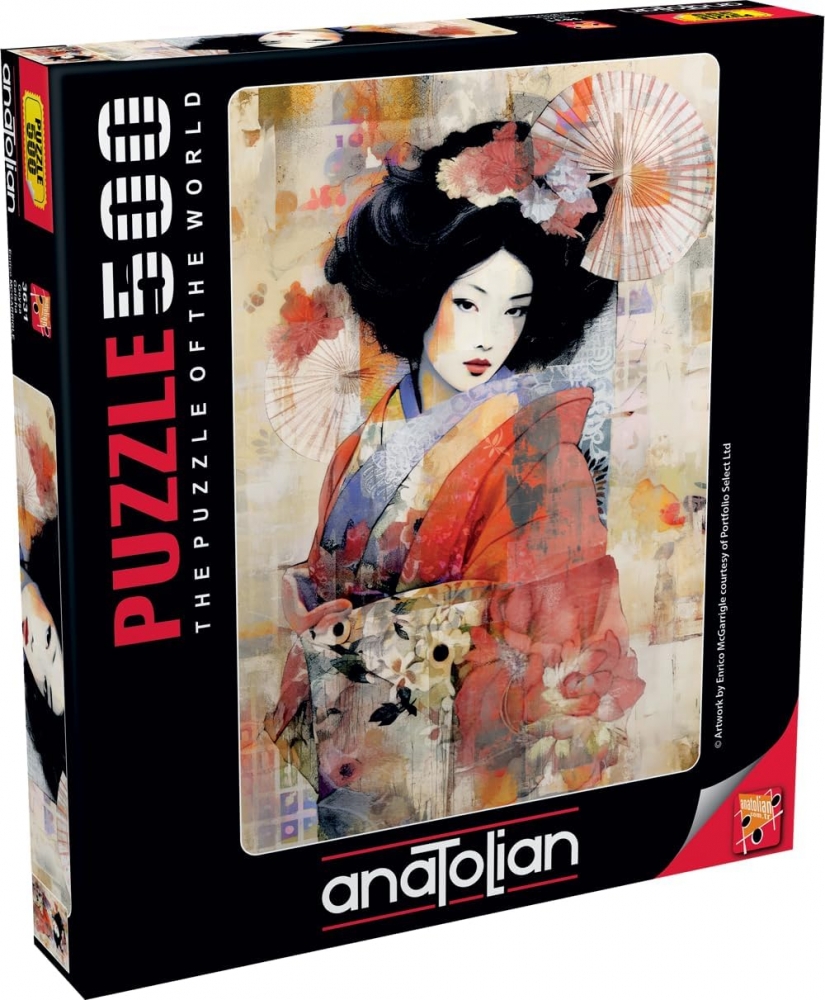 Puzzle, Anatolian, Geisha, 500 pieces