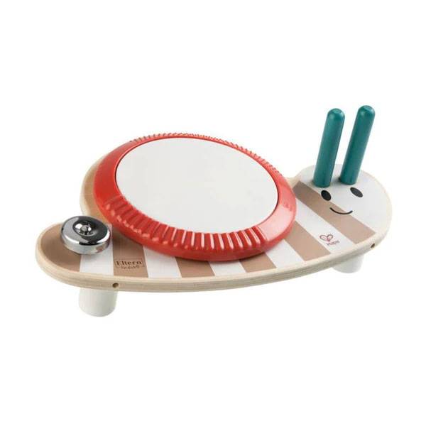 Musical toy, Hape, Drum, Snail, 31 cm
