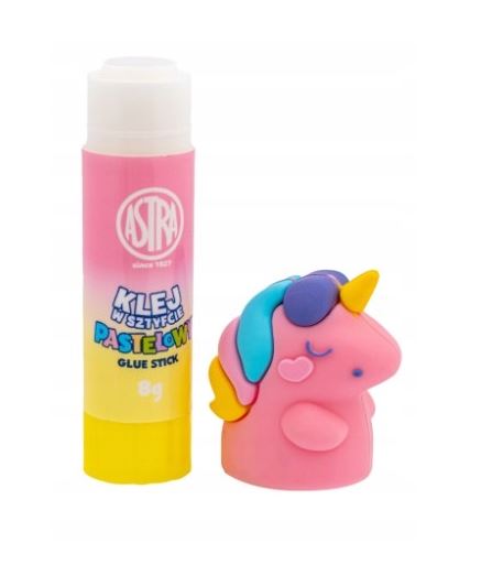 Glue stick with 3D cap, Astra, Unicorn, 8 g