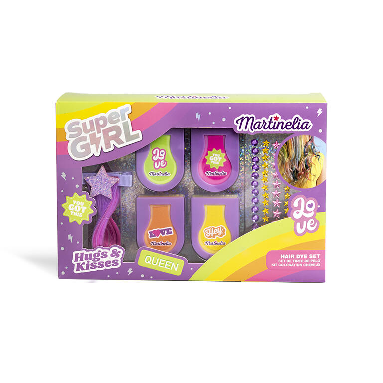 Hair chalk set, Martinelia, 4 colors
