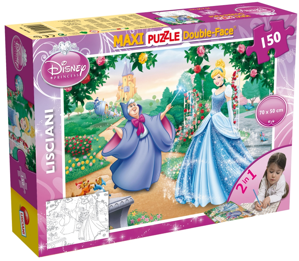 Puzzle, Lisciani, Cinderella, Double-sided puzzle 150 pieces