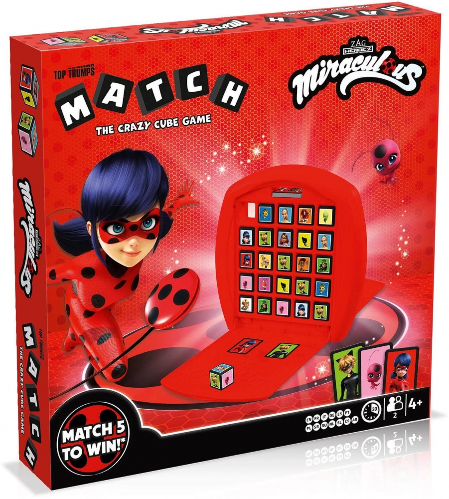 Board Game, Top Trumps, Match Miraculous