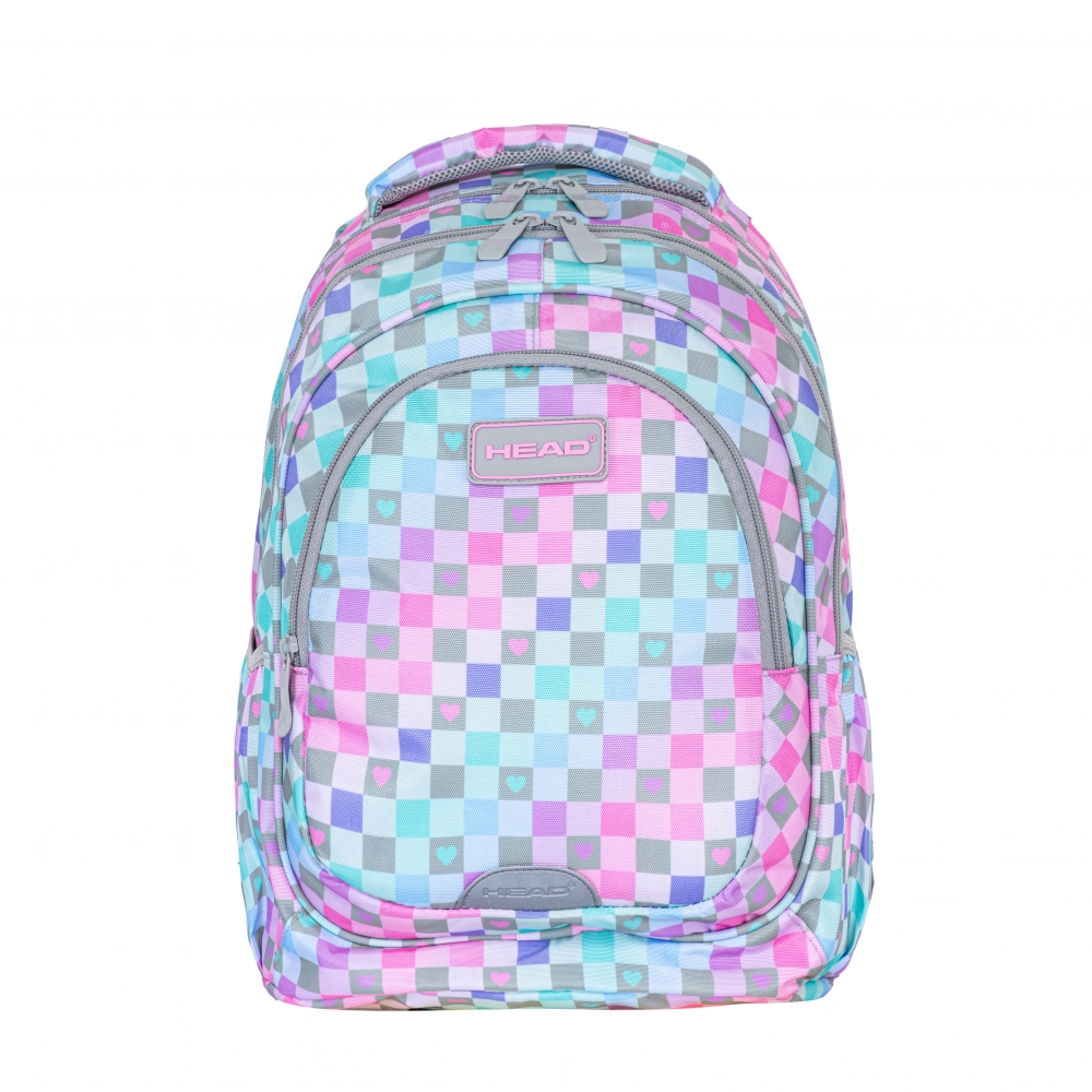 School backpack, Head, Hearts, AB330, 39 x 28 x 15 cm