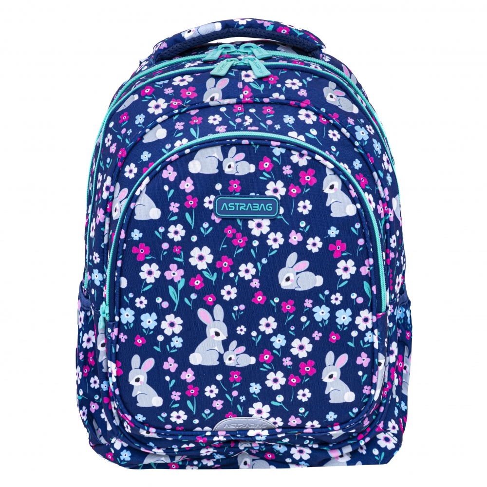 School backpack, Astra, Bunnies, AB300, 42 x 30 x 19 cm