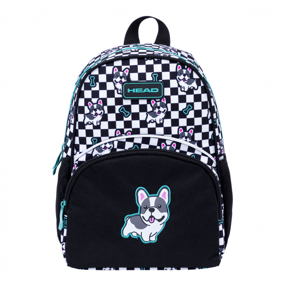Children′s backpack, Head, Cute puppy, AK300, 32 x 22 x 10 cm