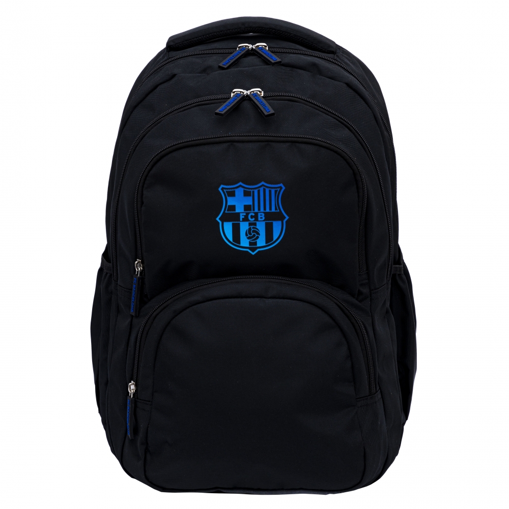 School backpack, Astra, FC Barcelona, ​​Black, AB200, 44 x 32 x 19 cm