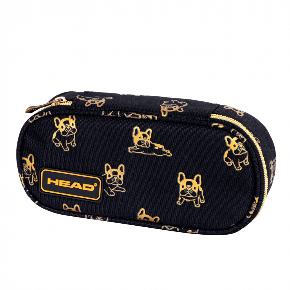 Single vanity case without accessories HEAD Golden Bulldog, AC6, 22 x 9 x 5 cm