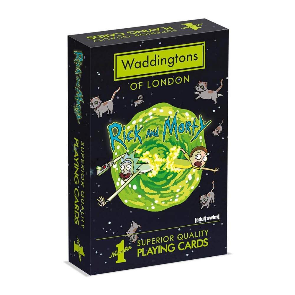 Waddingtons Rick and Morty 2022 Playing Cards