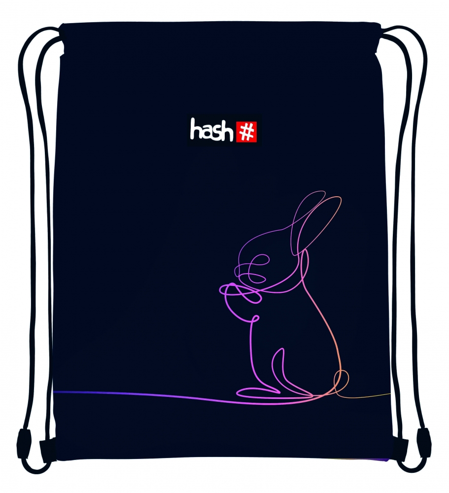 Sports bag, HASH, Rainbow Bunny, 44 x 33 cm
