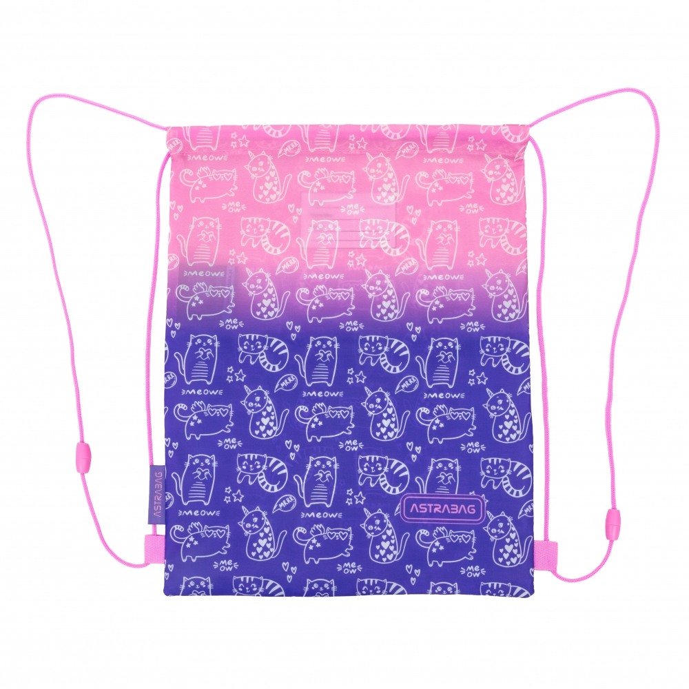 Sports bag, Astra, Kitten, 40 × 33 cm