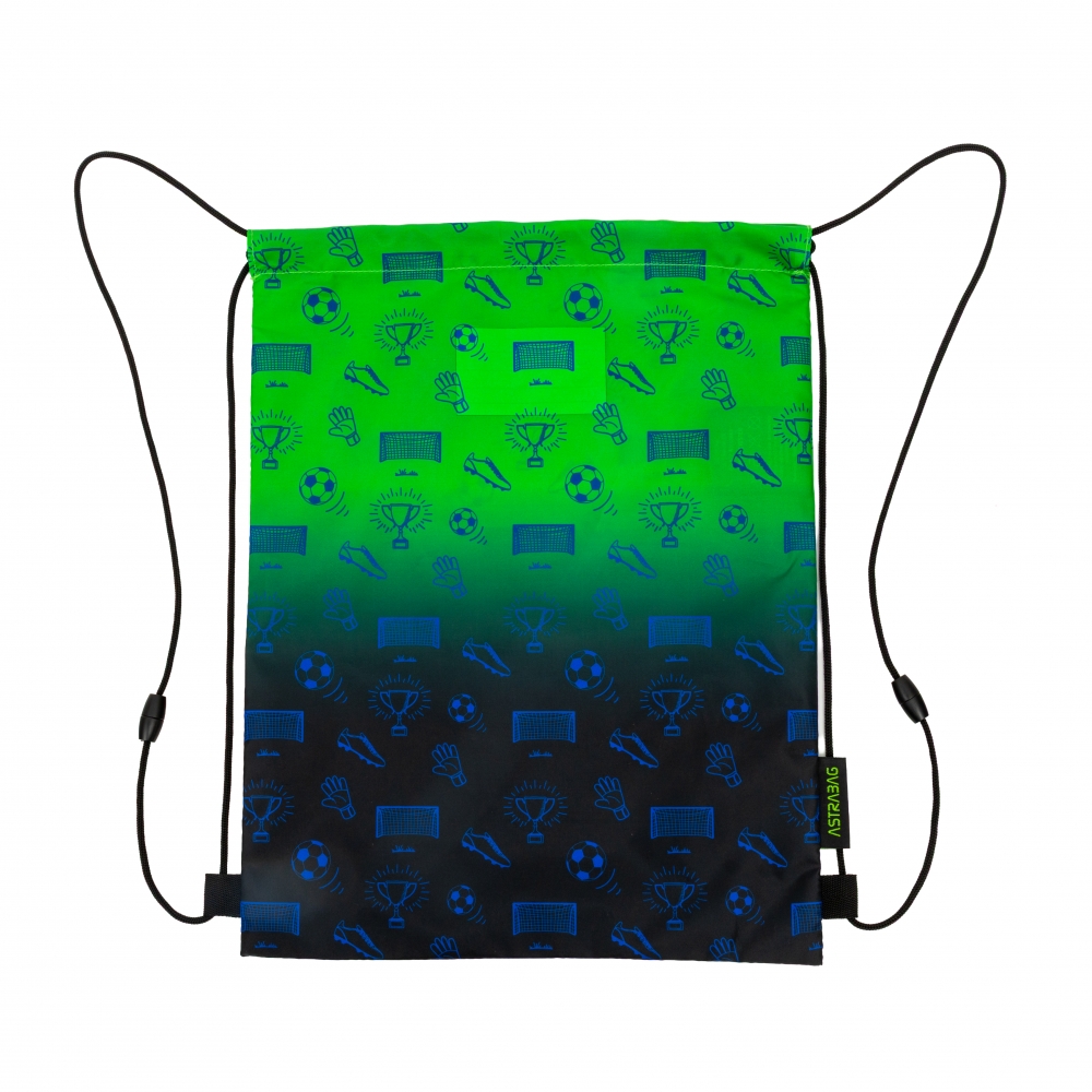 Sports bag, Astra, Ombre football, 40 × 33 cm