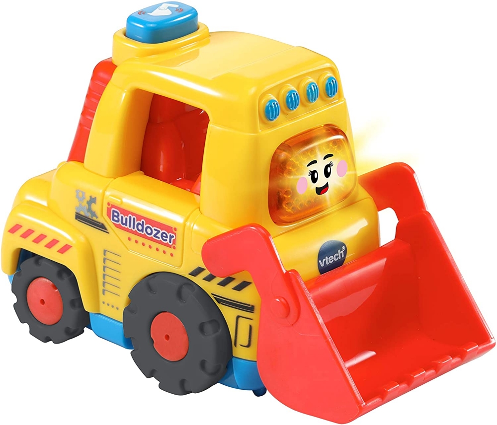 Interactive toy, Vtech, Mini car, Bulldozer