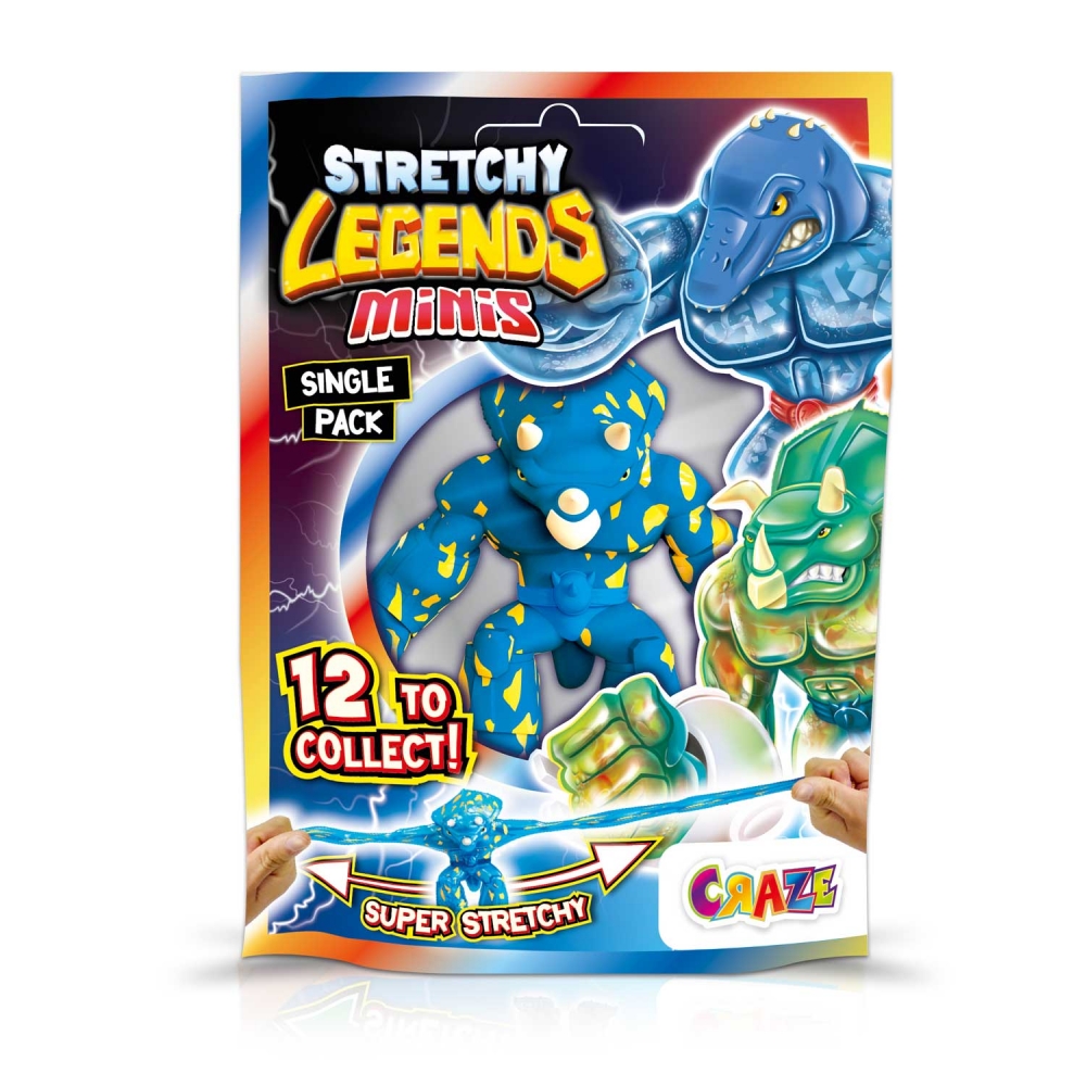 Collectible Figure, Craze, Stretchy Legends, Minis