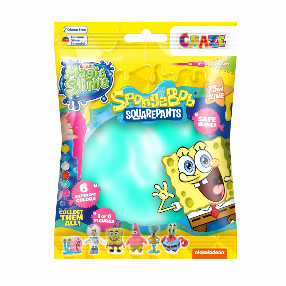 Magic slime, Craze, SpongeBob, surprise figurine
