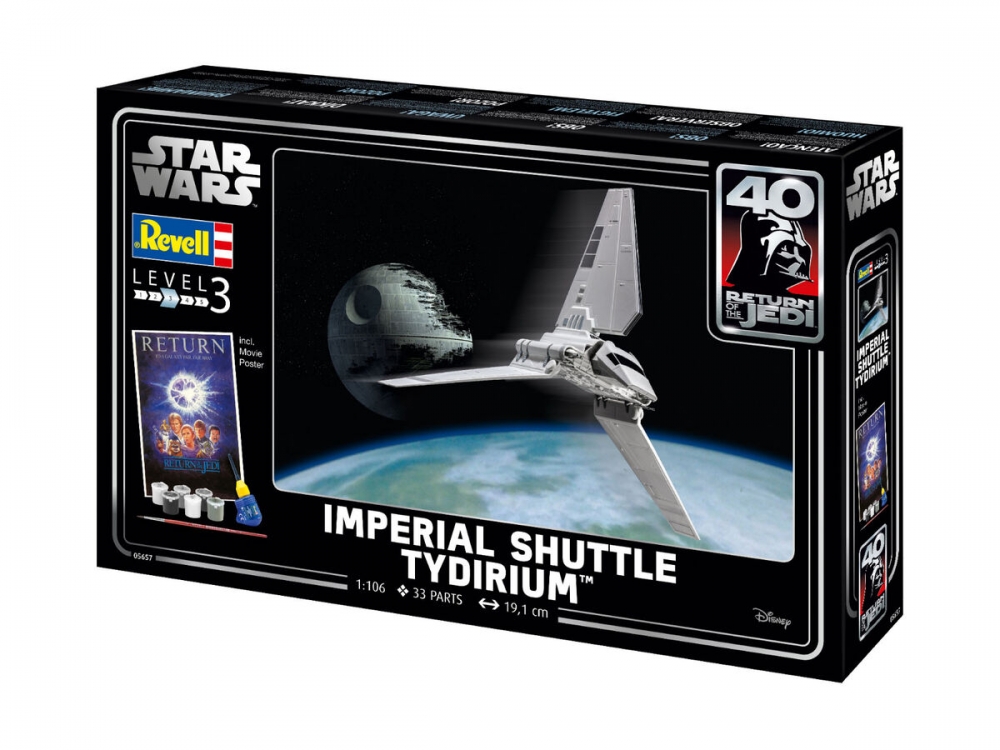 Revell, Imperial Shuttle Tydirium, 33 Piece Prefab Model Gift Set