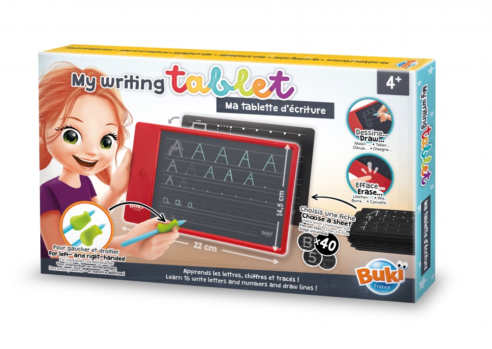 Educational toy, Buki France, My writing tablet, 22 x 14.5 cm