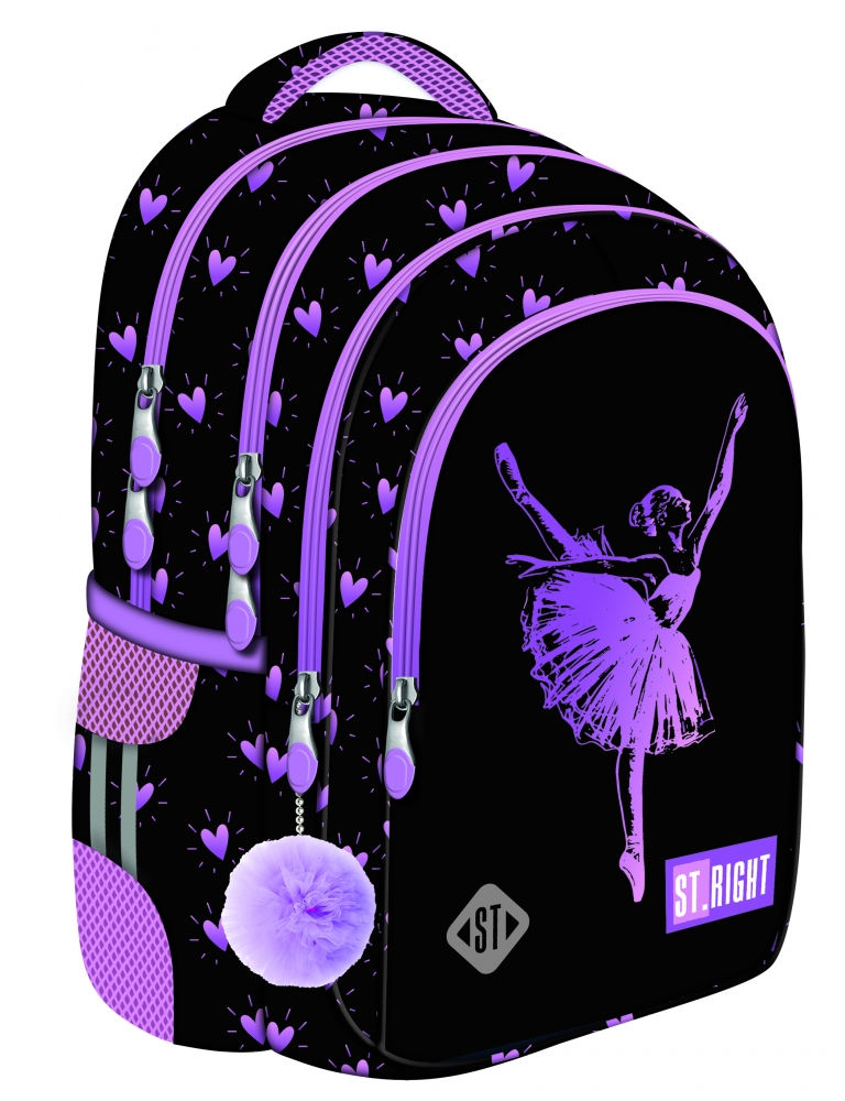 School backpack, St.Right, Ballerina, 40 x 28 x 18 cm