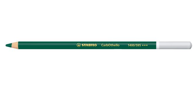 Colored pencil, Stabilo, CarbOthello, Leaf green deep