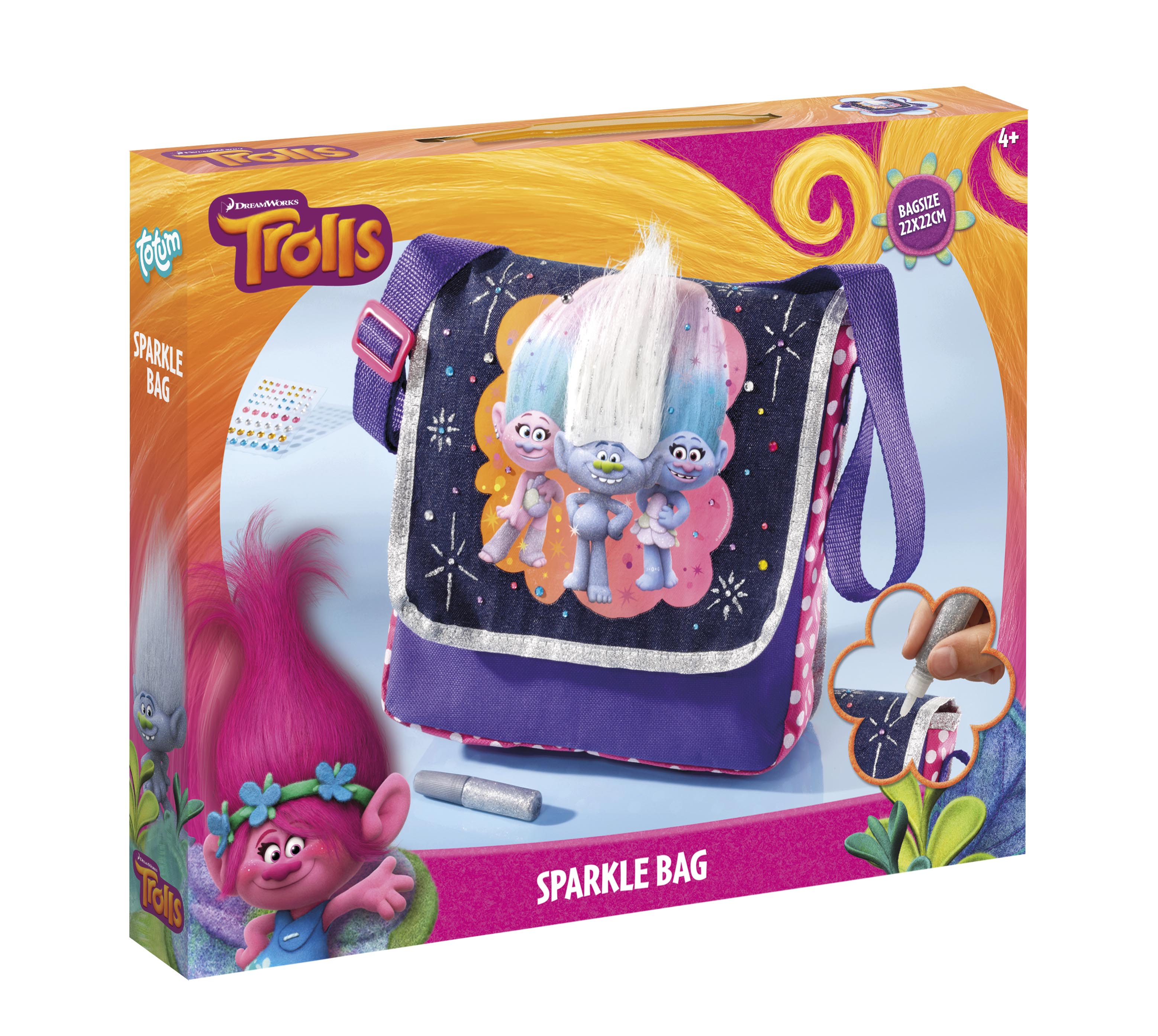 Decorate yourself - Bag with Trolls