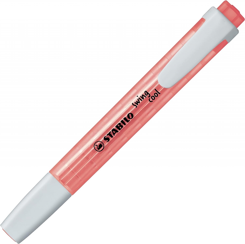 Text marker, Stabilo, Swing Cool, Red